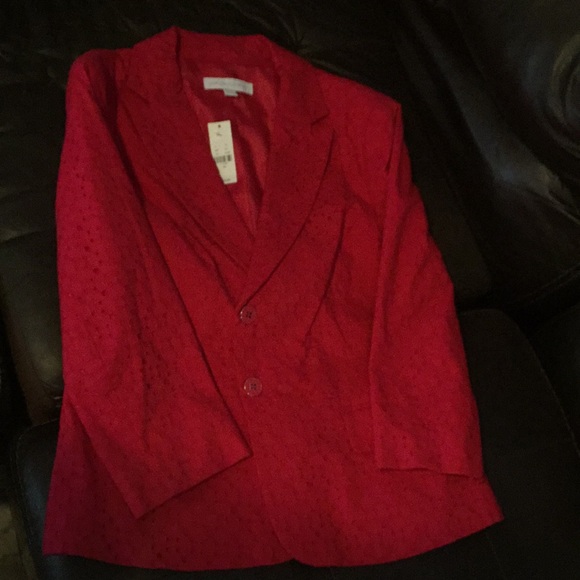 Red New York & Co blazer - Picture 8 of 8